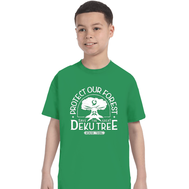 Daily_Deal_Shirts T-Shirts, Youth / XS / Irish Green Protect Our Forest