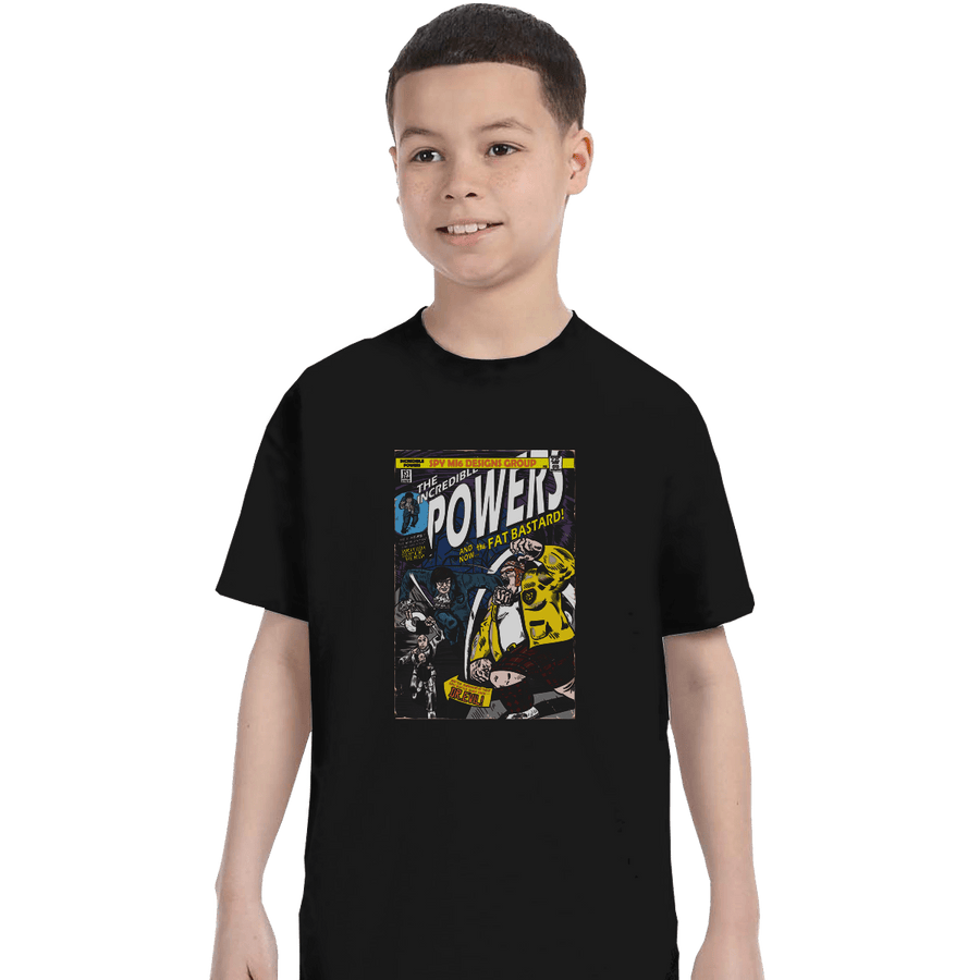 Shirts T-Shirts, Youth / XL / Black The Incredible Powers