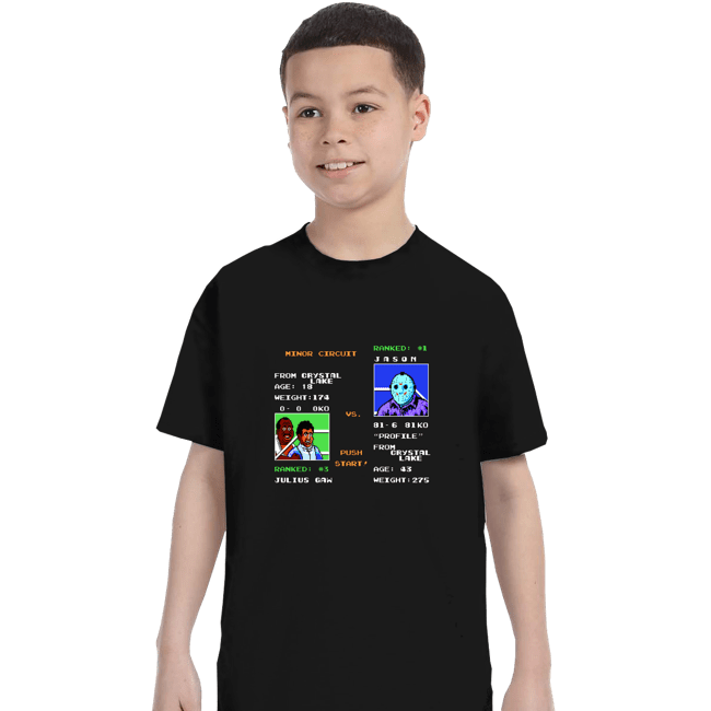 Daily_Deal_Shirts T-Shirts, Youth / XS / Black Jason Punch-Out