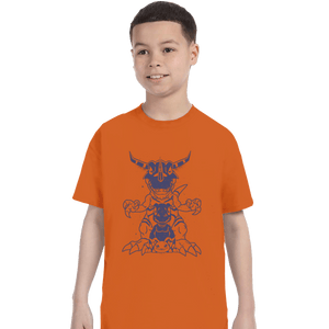 Secret_Shirts T-Shirts, Youth / XS / Orange Digimon Evolution