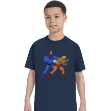 Load image into Gallery viewer, Shirts T-Shirts, Youth / XL / Navy Atomic Wedgie
