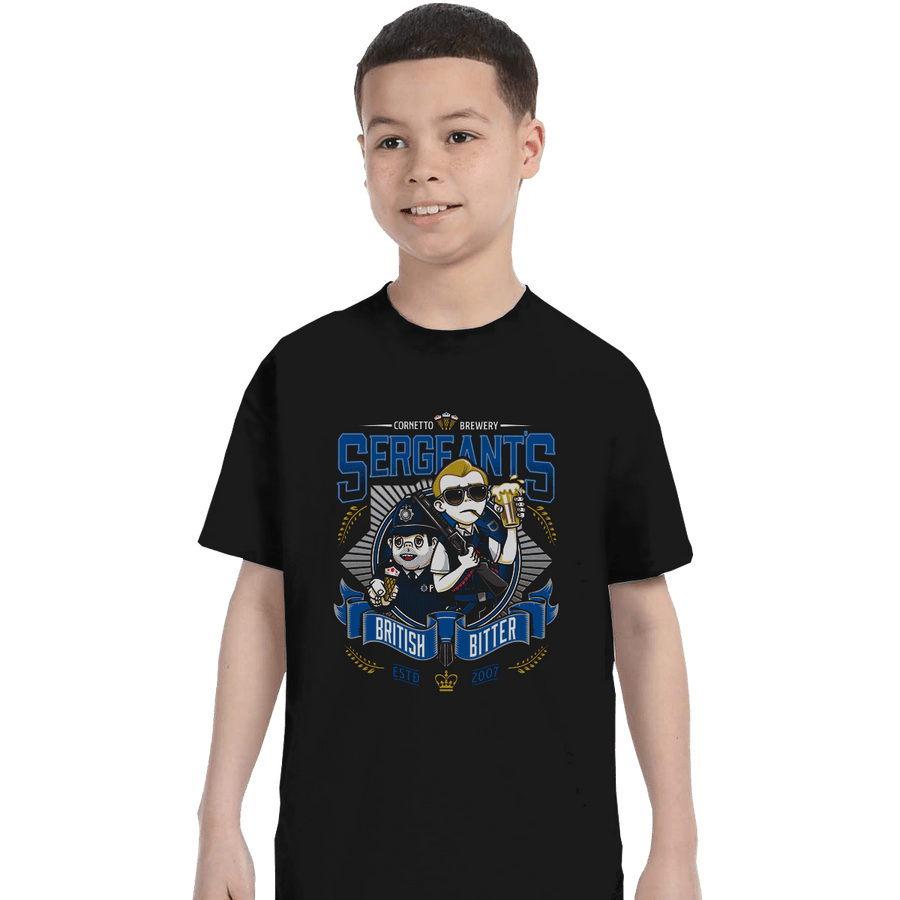 Shirts T-Shirts, Youth / XL / Black Sergeant's British Bitter