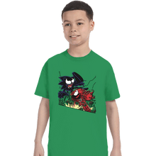 Load image into Gallery viewer, Secret_Shirts T-Shirts, Youth / XS / Irish Green Knuckles Vs Sonic
