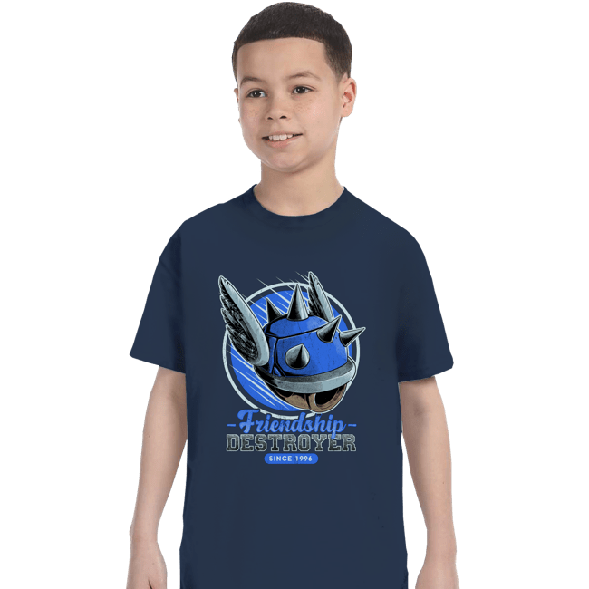 Daily_Deal_Shirts T-Shirts, Youth / XS / Navy Friendship Destroyer