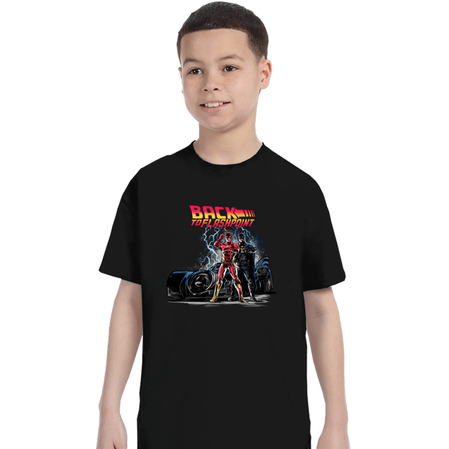 Secret_Shirts T-Shirts, Youth / XS / Black Back To Flashpoint