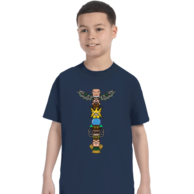 Daily_Deal_Shirts T-Shirts, Youth / XS / Navy Totem Of Villains