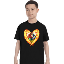 Load image into Gallery viewer, Daily_Deal_Shirts T-Shirts, Youth / XS / Black Burning Love
