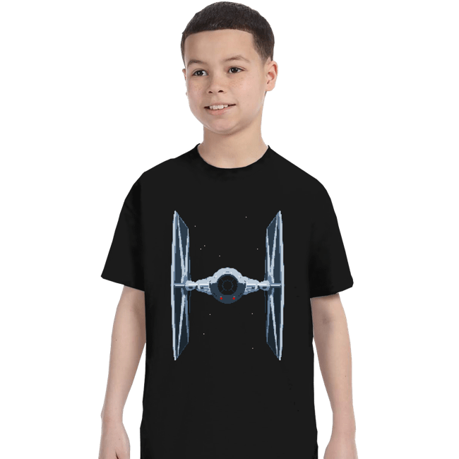 Shirts T-Shirts, Youth / XS / Black Pixel Fighter