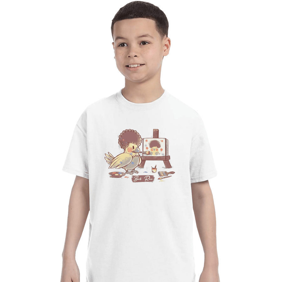 Shirts T-Shirts, Youth / XS / White Birb Ross