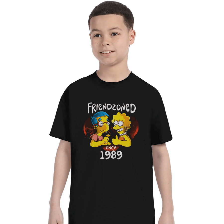 Shirts T-Shirts, Youth / XS / Black Friendzoned