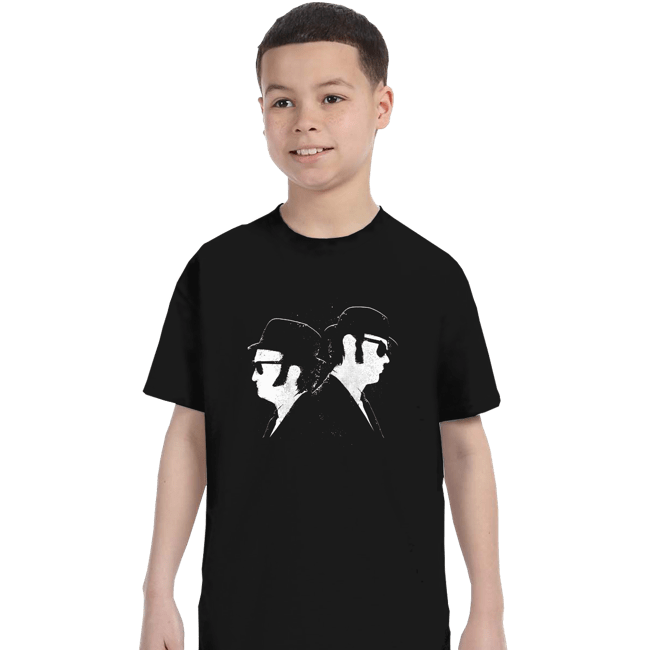 Daily_Deal_Shirts T-Shirts, Youth / XS / Black The Blues Bros