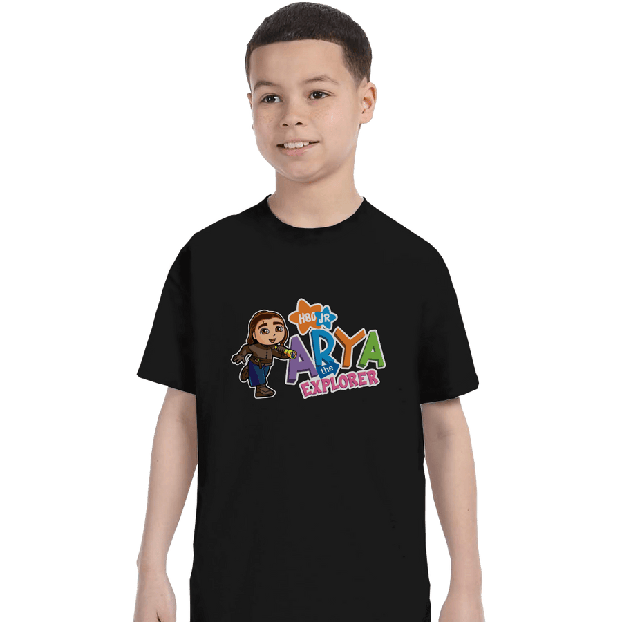 Shirts T-Shirts, Youth / XL / Black Arya The Explorer