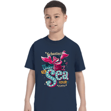 Load image into Gallery viewer, Daily_Deal_Shirts T-Shirts, Youth / XS / Navy Under The Sea Tour
