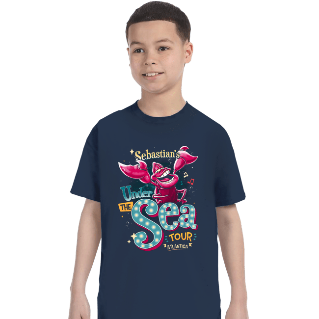 Daily_Deal_Shirts T-Shirts, Youth / XS / Navy Under The Sea Tour