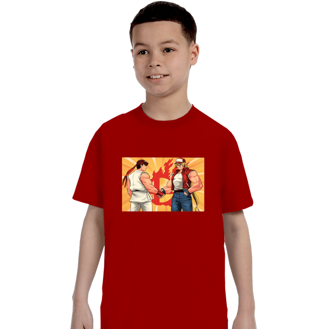 Shirts T-Shirts, Youth / XS / Red Famous Handshake