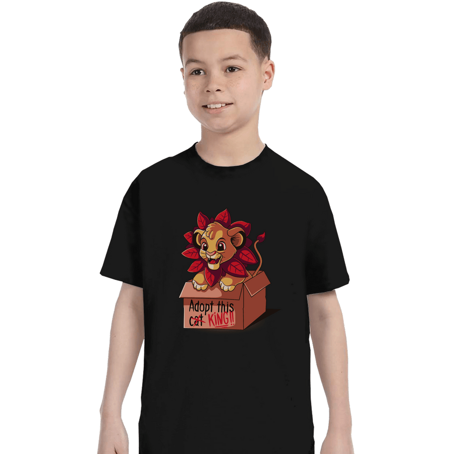 Shirts T-Shirts, Youth / XL / Black Adopt This King