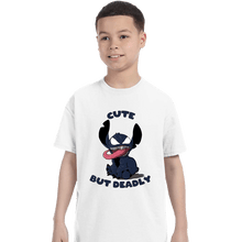 Load image into Gallery viewer, Daily_Deal_Shirts T-Shirts, Youth / XS / White Cute But Deadly
