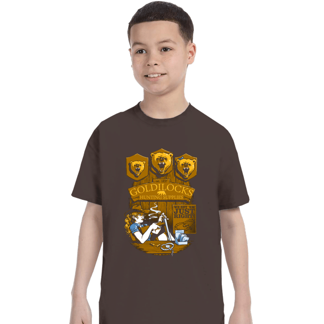 Secret_Shirts T-Shirts, Youth / XS / Dark Chocolate Goldilocks