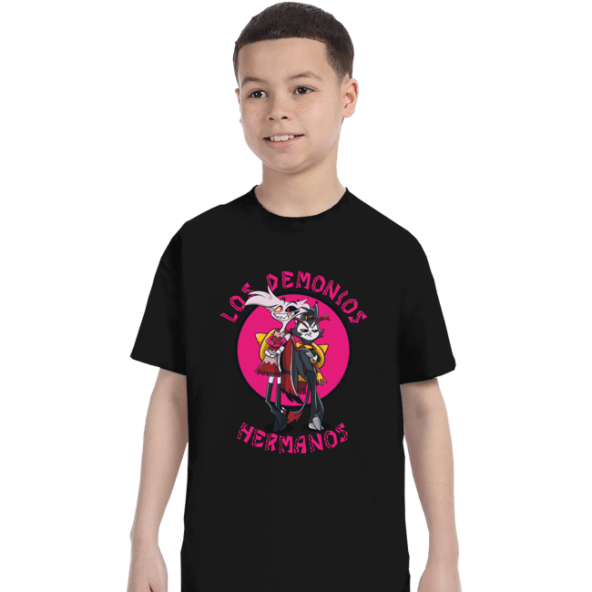 Daily_Deal_Shirts T-Shirts, Youth / XS / Black Los Demonios Hermanos