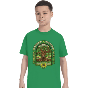Shirts T-Shirts, Youth / XL / Irish Green Deku Tree