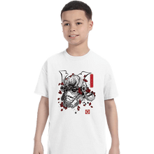 Load image into Gallery viewer, Daily_Deal_Shirts T-Shirts, Youth / XS / White The Samurai Trooper
