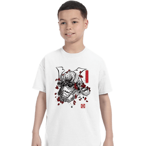 Daily_Deal_Shirts T-Shirts, Youth / XS / White The Samurai Trooper