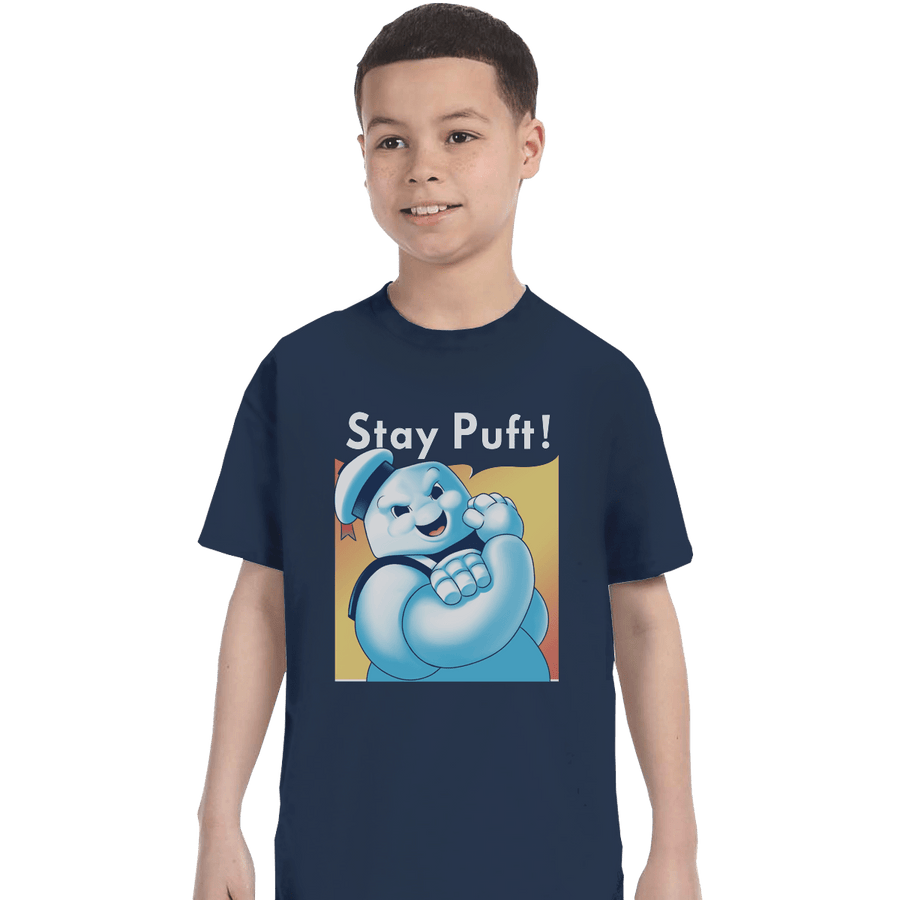 Shirts T-Shirts, Youth / XL / Navy Stay Puft!