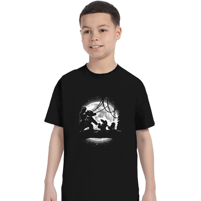 Shirts T-Shirts, Youth / XS / Black Moonlight Water Types