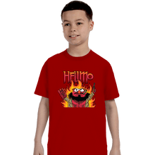 Load image into Gallery viewer, Daily_Deal_Shirts T-Shirts, Youth / XS / Red Hellmo
