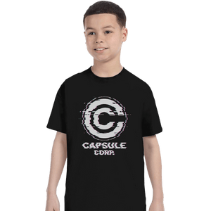 Shirts T-Shirts, Youth / XL / Black Ddjvigo's Glitch Capsule Corp