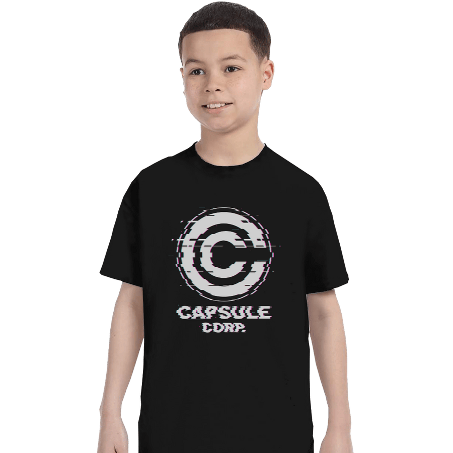 Shirts T-Shirts, Youth / XL / Black Ddjvigo's Glitch Capsule Corp