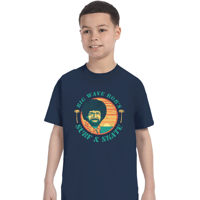 Shirts T-Shirts, Youth / XS / Navy Big Wave Bob