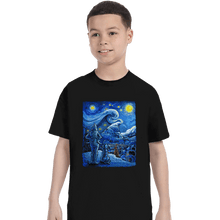 Load image into Gallery viewer, Secret_Shirts T-Shirts, Youth / XS / Black Starry Crumpit
