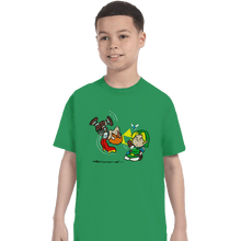 Load image into Gallery viewer, Shirts T-Shirts, Youth / XL / Irish Green The Triforge Gag
