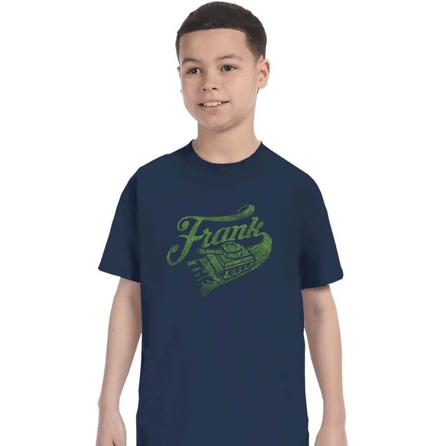 Shirts T-Shirts, Youth / XL / Navy Frank the Tank