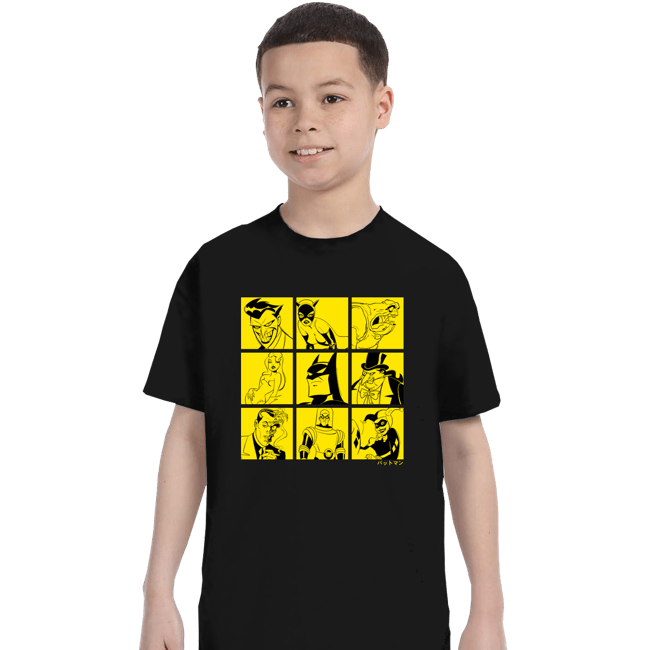 Daily_Deal_Shirts T-Shirts, Youth / XS / Black Batman Villains'