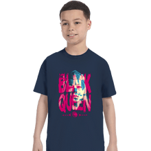 Load image into Gallery viewer, Daily_Deal_Shirts T-Shirts, Youth / XS / Navy The Black Queen
