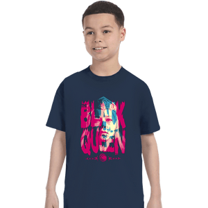 Daily_Deal_Shirts T-Shirts, Youth / XS / Navy The Black Queen