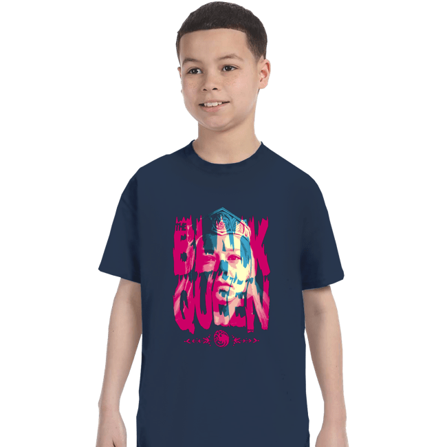 Daily_Deal_Shirts T-Shirts, Youth / XS / Navy The Black Queen
