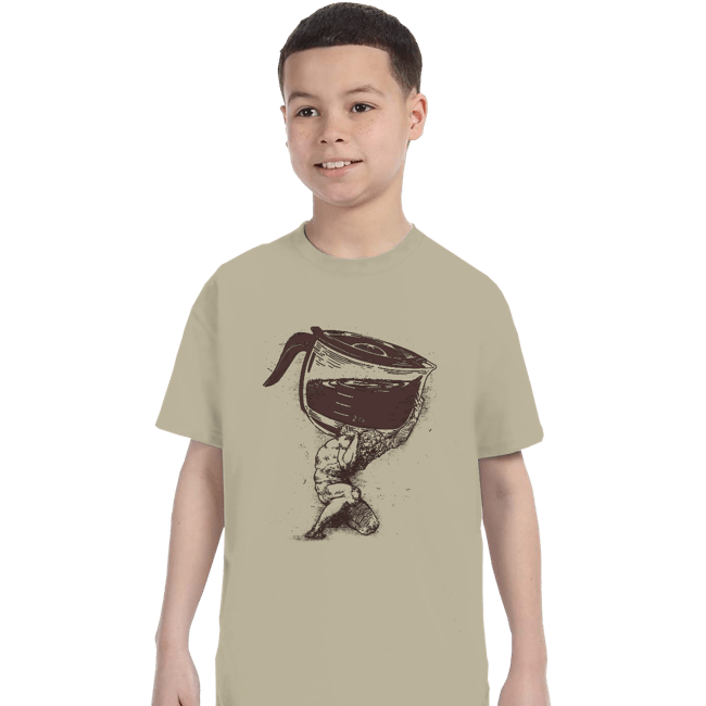 Daily_Deal_Shirts T-Shirts, Youth / XS / Sand Coffee Atlas