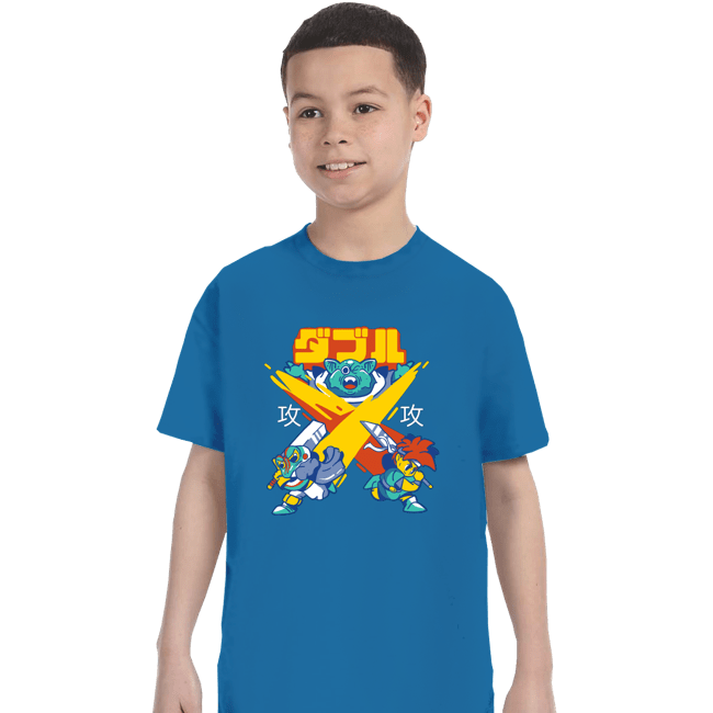 Shirts T-Shirts, Youth / XS / Sapphire X-Slash
