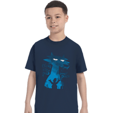 Load image into Gallery viewer, Shirts T-Shirts, Youth / XL / Navy Space Coyote
