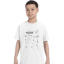 Load image into Gallery viewer, Shirts T-Shirts, Youth / XL / White The Invincible Black Knight
