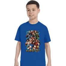 Load image into Gallery viewer, Daily_Deal_Shirts T-Shirts, Youth / XS / Royal Blue Nostalgic Heroes!
