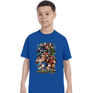 Daily_Deal_Shirts T-Shirts, Youth / XS / Royal Blue Nostalgic Heroes!