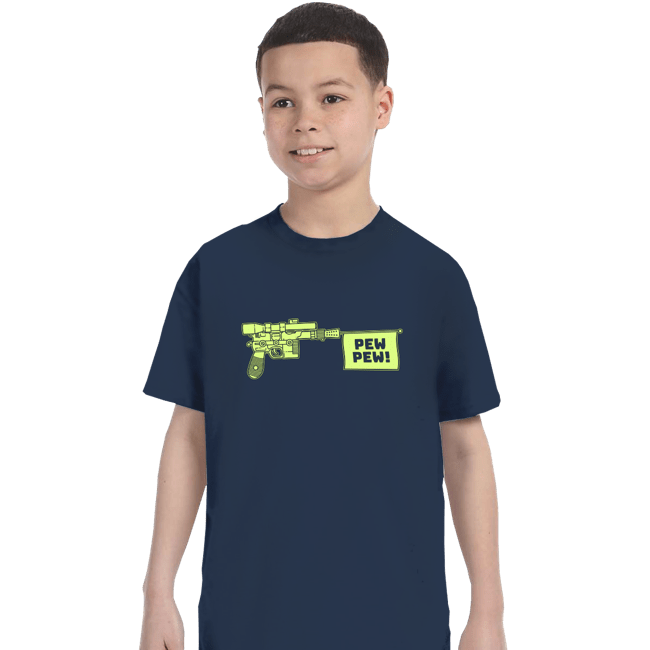 Daily_Deal_Shirts T-Shirts, Youth / XS / Navy PEW PEW!