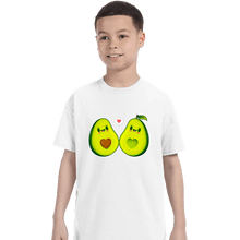 Load image into Gallery viewer, Shirts T-Shirts, Youth / XS / White Avocados Love

