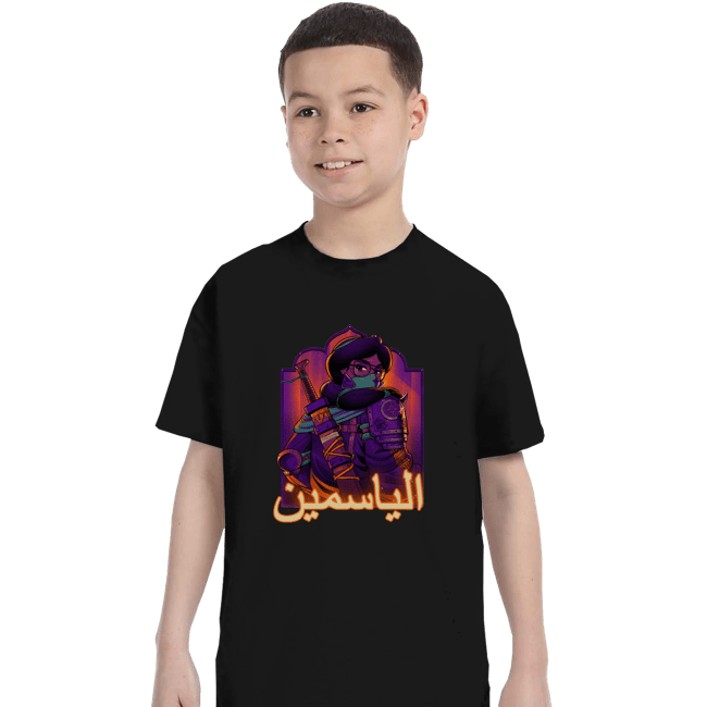 Daily_Deal_Shirts T-Shirts, Youth / XS / Black Jasmine Lights