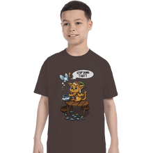 Load image into Gallery viewer, Shirts T-Shirts, Youth / XL / Dark Chocolate Linkitty
