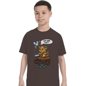 Shirts T-Shirts, Youth / XL / Dark Chocolate Linkitty